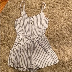 Pinstripe Romper